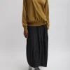 Nylon Asymmetrical Balloon Skirt