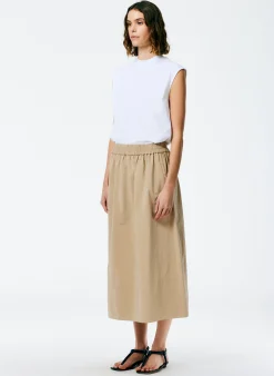 Nylon Pull On Full Skirt