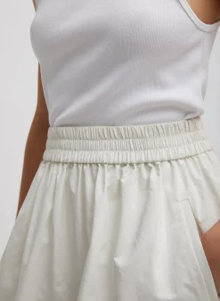 Nylon Pull On Full Skirt
