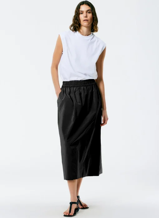Nylon Pull On Full Skirt