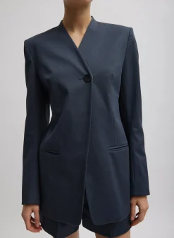 Oliver Cotton Stretch Tricotine Sculpted Blazer