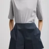 Oliver Cotton Stretch Tricotine Structured Shorts
