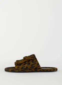 Pony Hair Calf Print Beryen Sandal