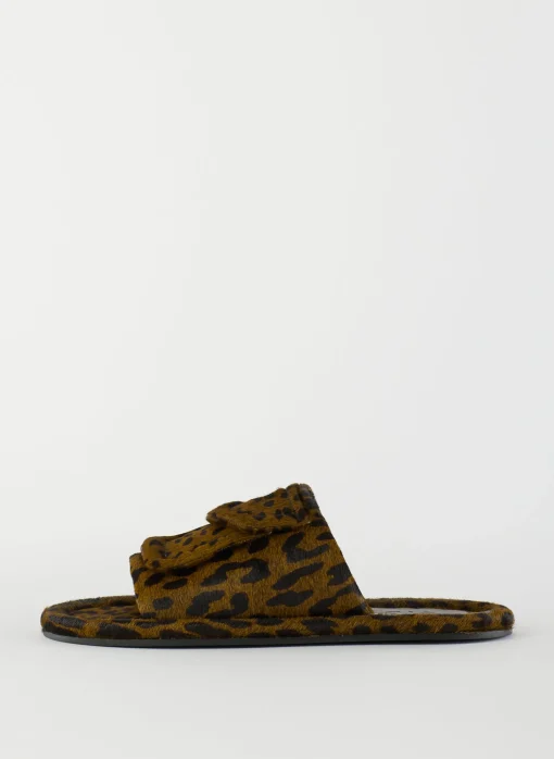 Pony Hair Calf Print Beryen Sandal