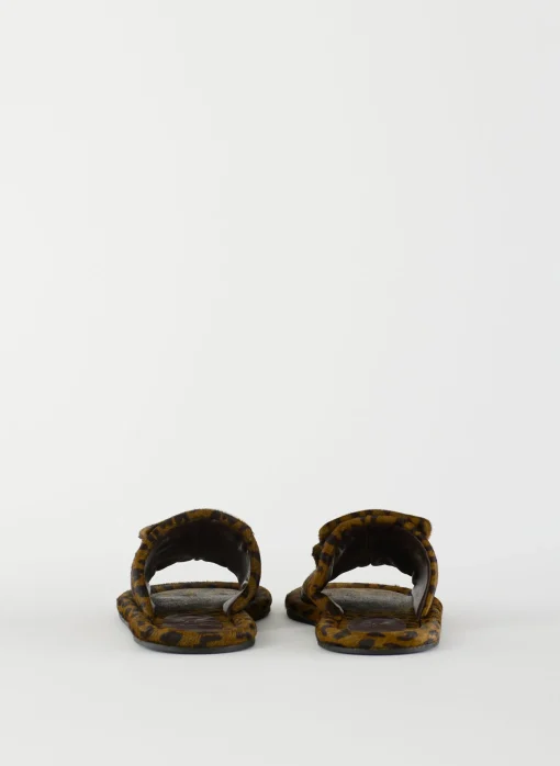 Pony Hair Calf Print Beryen Sandal