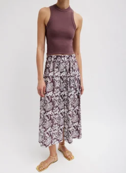 Recycled Nylon Batik Full Skirt