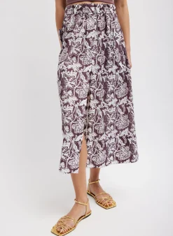 Recycled Nylon Batik Full Skirt