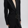 Recycled Tropical Wool Sculpted Blazer