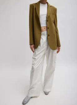 Ribbed Cropped Baby T-Shirt