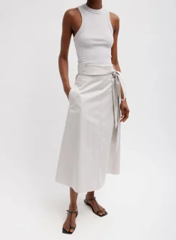 Ribbed T-Shirt Cropped Tank
