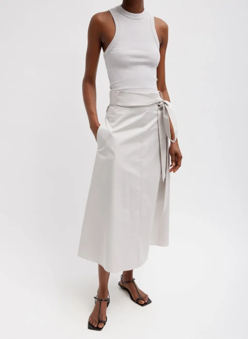 Ribbed T-Shirt Cropped Tank