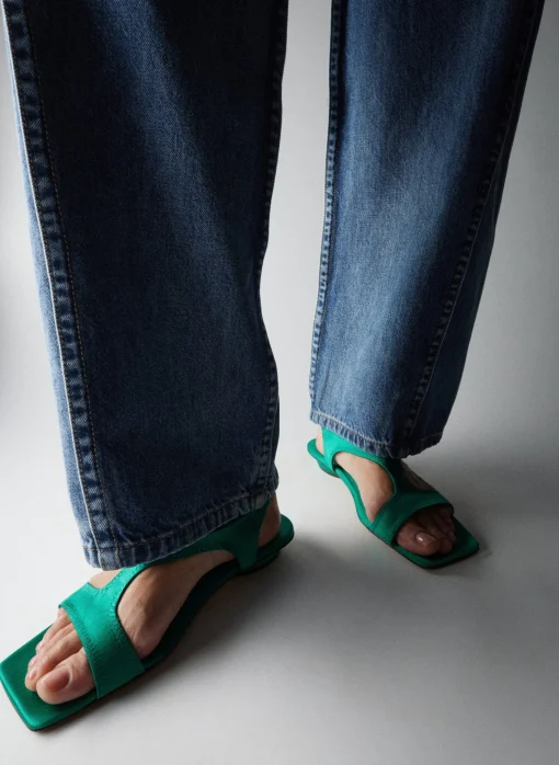 Rubin Satin Sandal
