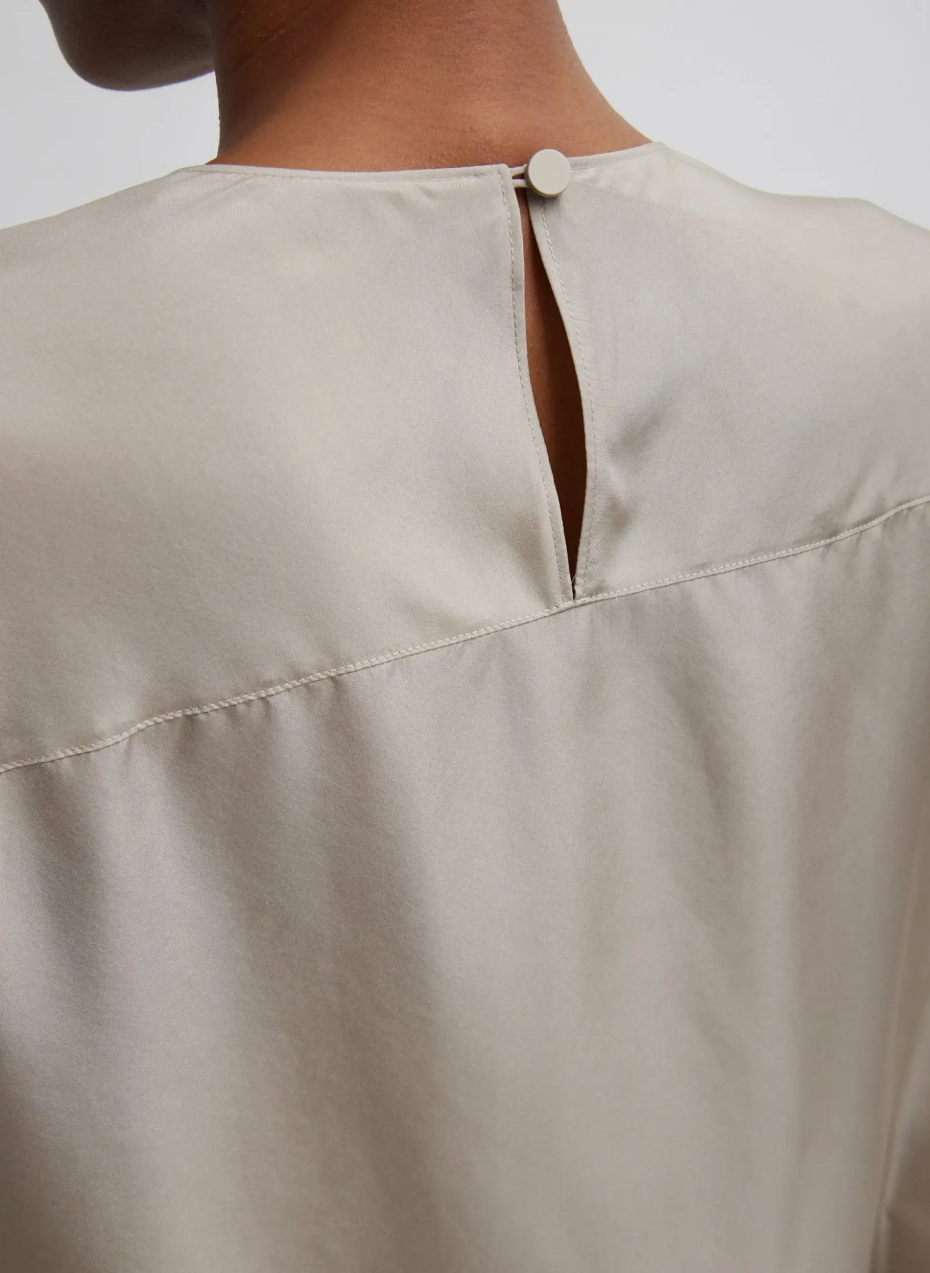 Silk Habutai Circular Top