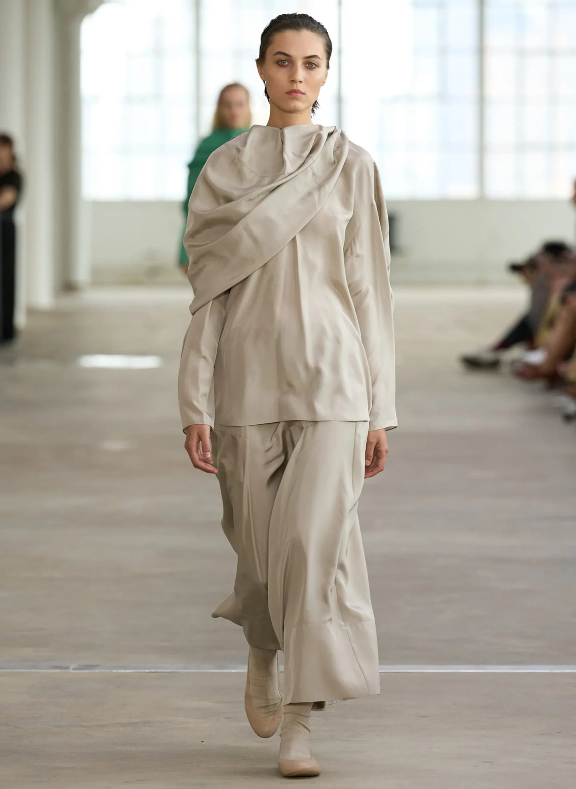 Silk Habutai Circular Top