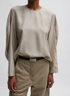 Silk Habutai Circular Top