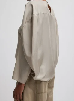 Silk Habutai Circular Top