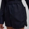 Silk Nylon Pull On Shorts