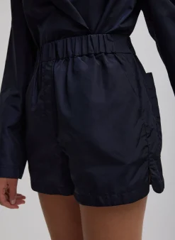 Silk Nylon Pull On Shorts