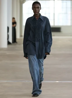 Spring Denim Tuck Jean