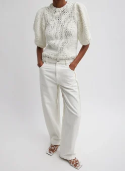 Spring Denim Tuck Jean