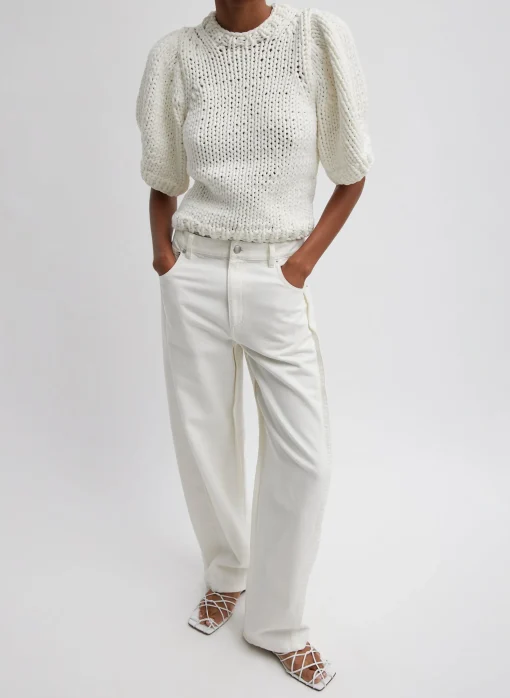 Spring Denim Tuck Jean
