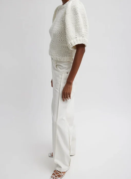 Spring Denim Tuck Jean