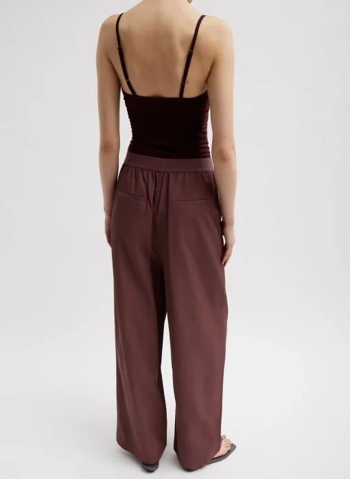 Stretch Light Weight Tech Knit Shirred Cami