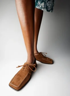 Suede Brody Square Toe Loafer