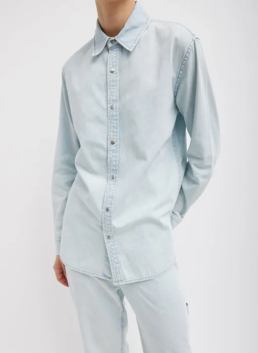 Summer Denim Charlie Slim Men's Shirt