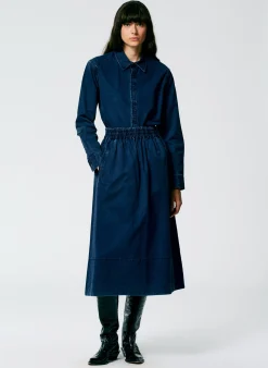 Tencel Cotton Pull On Full Skirt