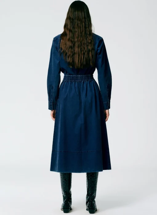 Tencel Cotton Pull On Full Skirt