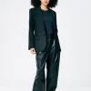 Tropical Wool Cutout Sleeve Marlon Blazer