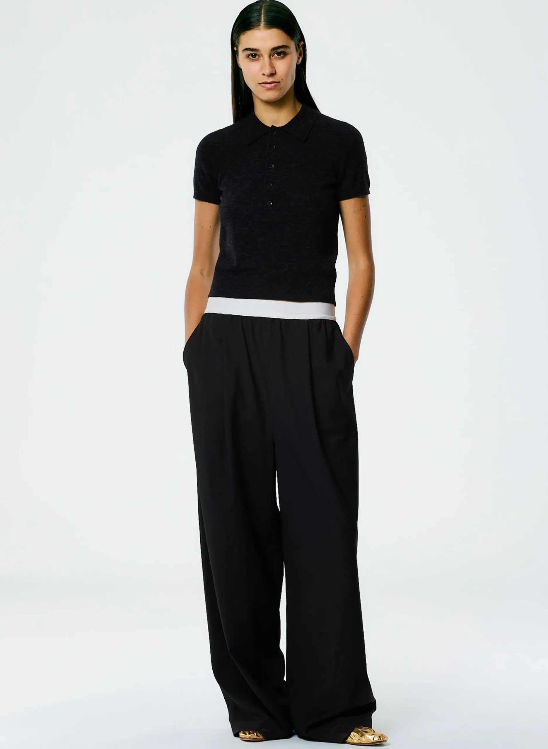 Tropical Wool Marit Pull On Pant