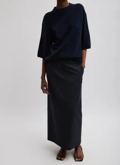 Washable Cashmere Oversized Easy T-Shirt