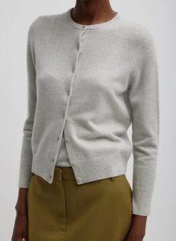 Washable Cashmere Shrunken Cardigan